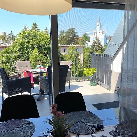 Atrium Apartman Heviz Mit Panoramaterrasse Und Tiefgarage Luaran gambar
